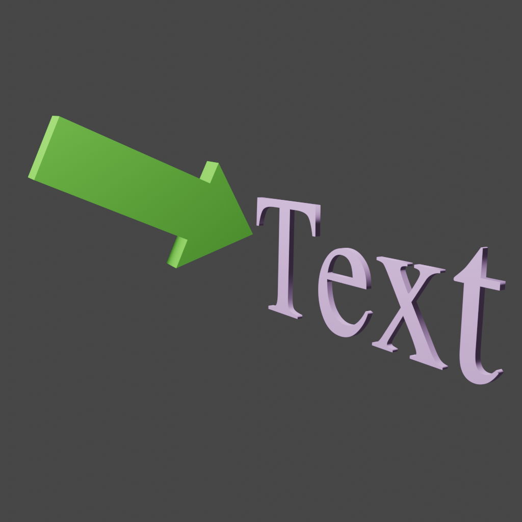 Point to text app icon